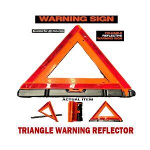 🛑 Sate Lite EMERGENCY ➕🆒 WARNING TRIANGLE Fold Reflective Hazard 💸BUY NOW‼️